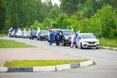 Автопробег, посвящённый Дню России, прошёл в Кашире