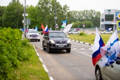 Автопробег, посвящённый Дню России, прошёл в Кашире
