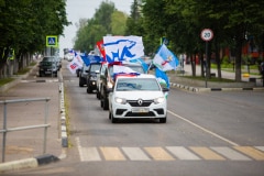 Автопробег, посвящённый Дню России, прошёл в Кашире