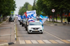 Автопробег, посвящённый Дню России, прошёл в Кашире