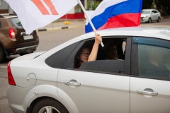 Автопробег, посвящённый Дню России, прошёл в Кашире