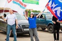 Автопробег, посвящённый Дню России, прошёл в Кашире