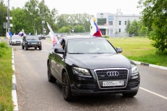 Автопробег, посвящённый Дню России, прошёл в Кашире