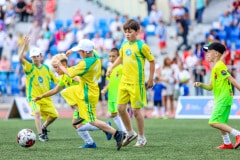 Матч «Легенд футбола» против сборной Каширы