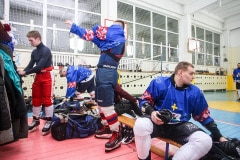 Новогодний хоккейный матч в деревне Барабаново 14.01.2022г.