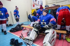 Новогодний хоккейный матч в деревне Барабаново 14.01.2022г.