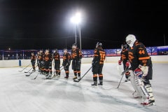 Новогодний хоккейный матч в деревне Барабаново 14.01.2022г.