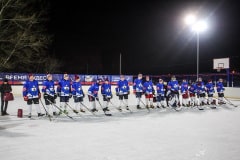 Новогодний хоккейный матч в деревне Барабаново 14.01.2022г.