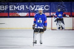 Новогодний хоккейный матч в деревне Барабаново 14.01.2022г.