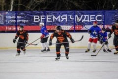 Новогодний хоккейный матч в деревне Барабаново 14.01.2022г.