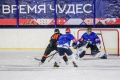 Новогодний хоккейный матч в деревне Барабаново 14.01.2022г.