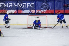 Новогодний хоккейный матч в деревне Барабаново 14.01.2022г.