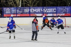 Новогодний хоккейный матч в деревне Барабаново 14.01.2022г.