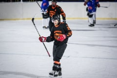 Новогодний хоккейный матч в деревне Барабаново 14.01.2022г.