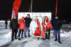 Новогодний хоккейный матч в деревне Барабаново 14.01.2022г.