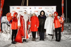 Новогодний хоккейный матч в деревне Барабаново 14.01.2022г.