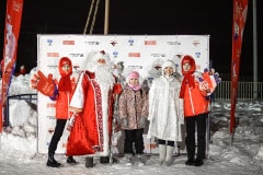 Новогодний хоккейный матч в деревне Барабаново 14.01.2022г.